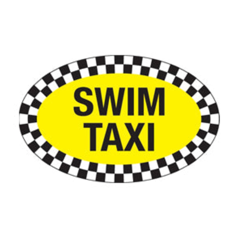 I Love To Swim Swim Taxi Magnet