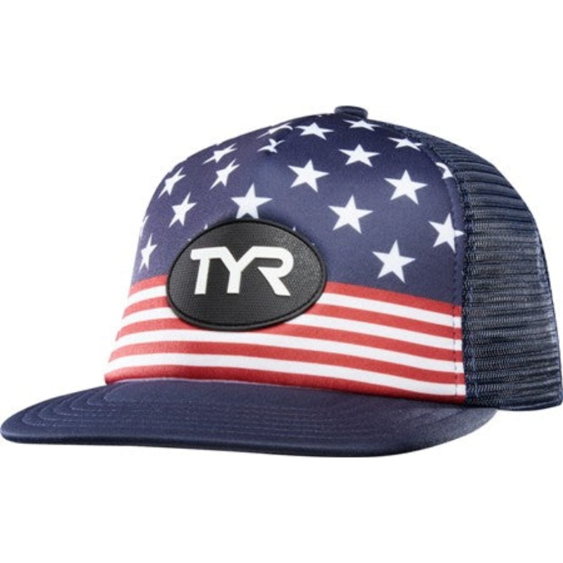 TYR Flat Brim Usa Hat