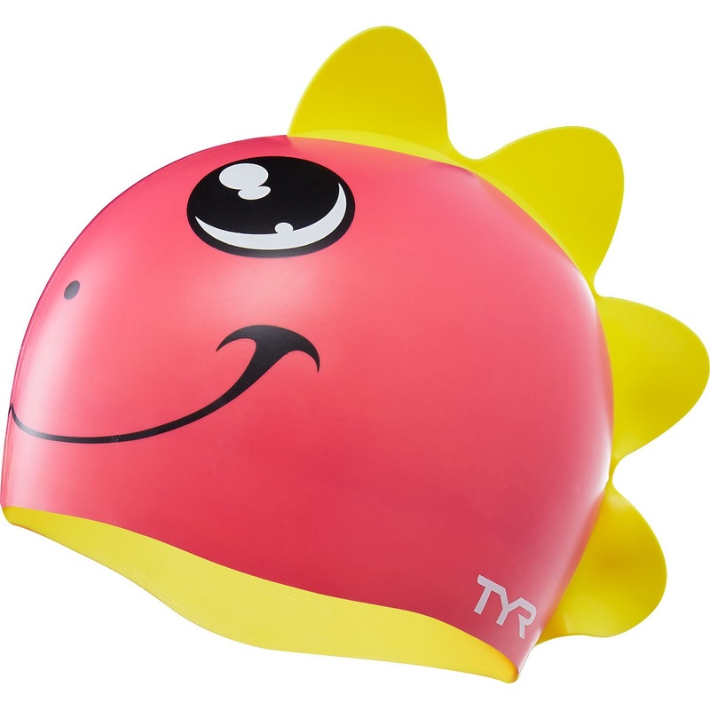 TYR kids' Charactyrs Dino Diva Swim Cap