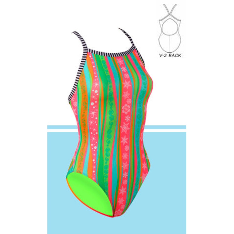 DOLFIN Uglies Female V-2 Back - Let It Snow