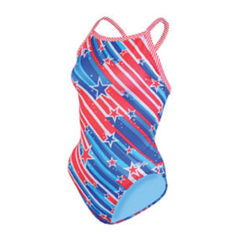 DOLFIN Uglies Female V2 Back - Stars & Stripes (24, 26 Only)