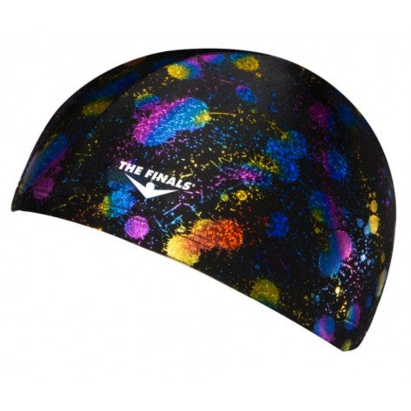 FINALS Funnies Female Splat Lycra Swim Cap