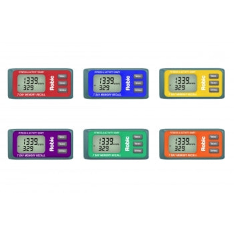 M339 3D Pedometer 6-Pack Assortment
