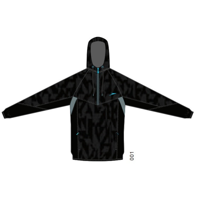 SPEEDO Embossed Geo Lightweight Packable Jacket