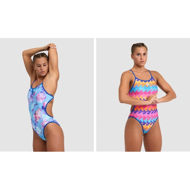ARENA Women'S Swimsuit Challenge Back Reversible Ao