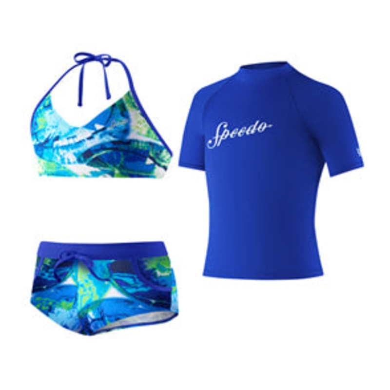 SPEEDO Girls Outta Sight 3 Piece Rashguard Set