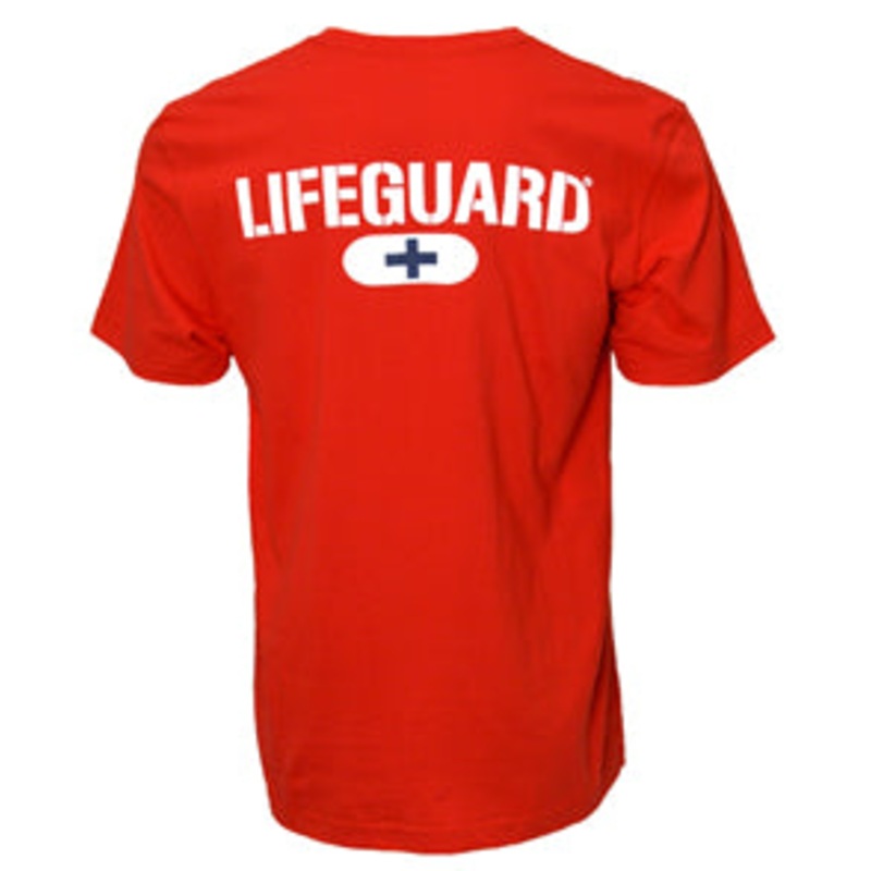 SPEEDO Men's Lifeguard Tee Back Logo