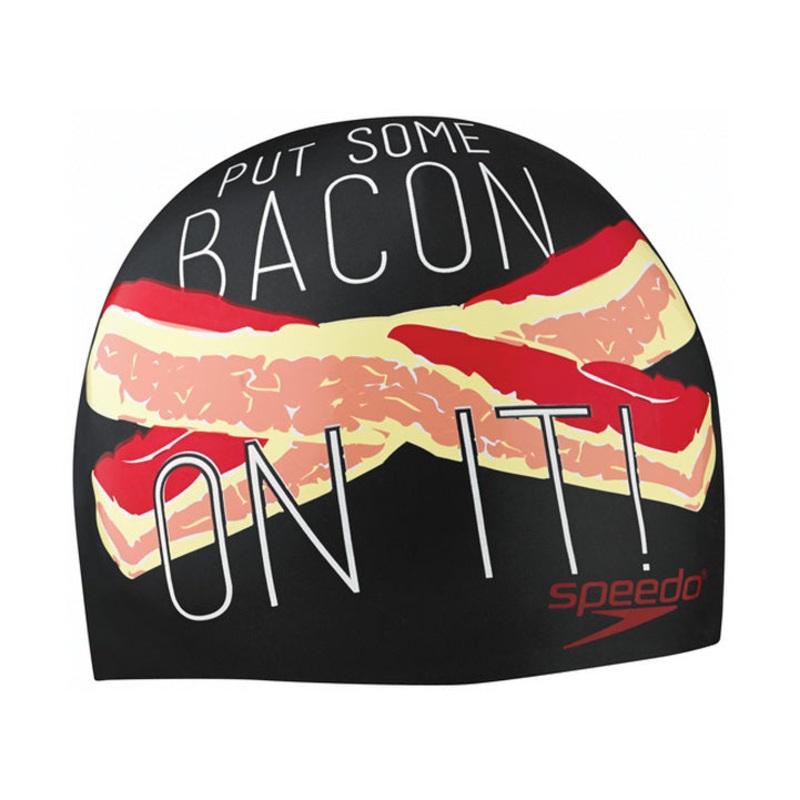 SPEEDO Bacon On It Silicone Swim Cap - Elastomeric Fit (7510170)