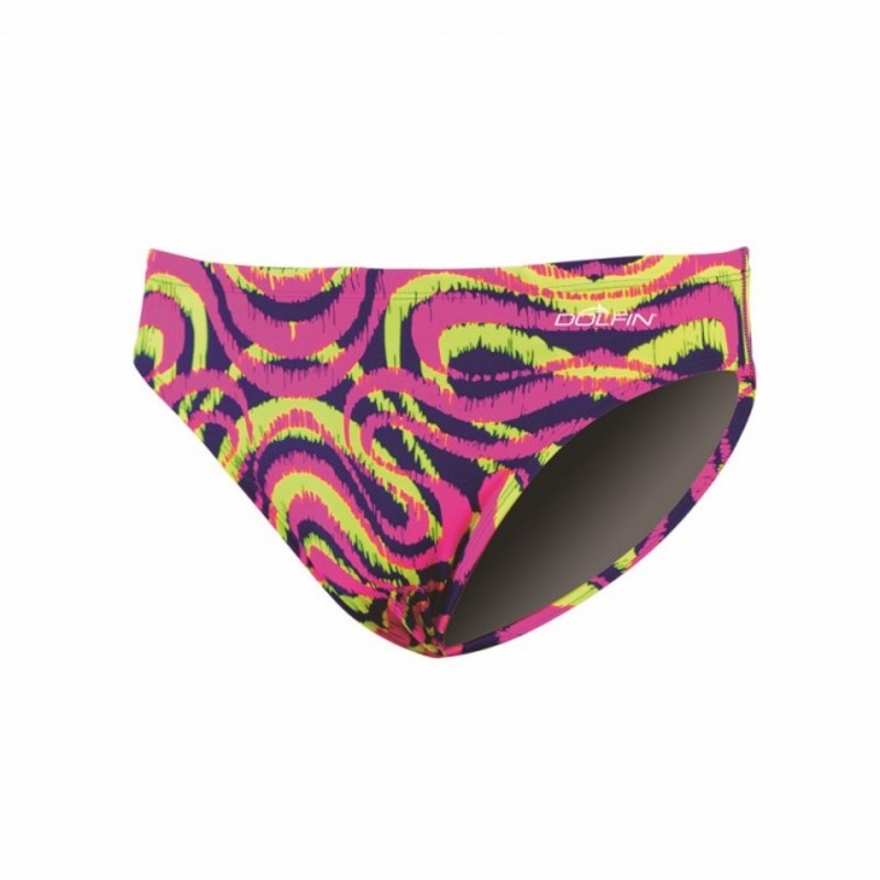 DOLFIN Winners Prints Male Racer - Pink/Yellow