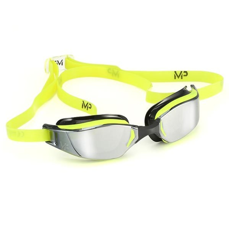 MP Michael Phelps XCEED - Mirror Lens - Neon Yellow with Black Accents