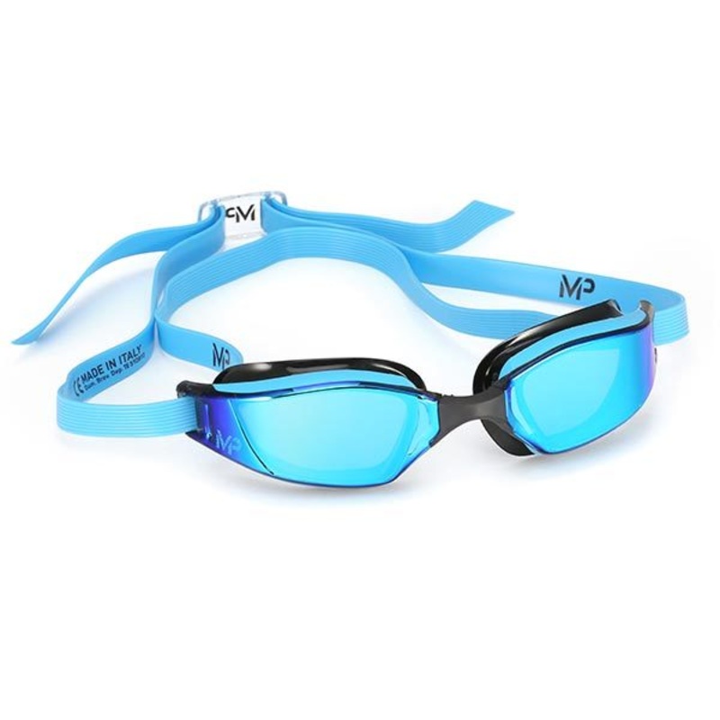 MP Michael Phelps Xceed Mirrored Goggle - Blue/Black/Mirror