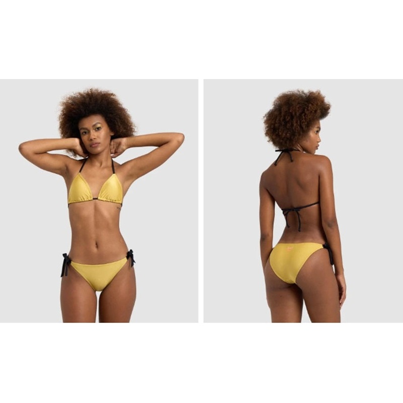ARENA Women'S 50Th Shiny Gold Bikini Triangle