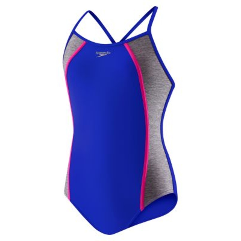SPEEDO Heather Splice 1PC (7-16)