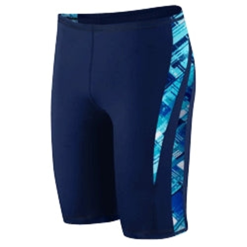 SPEEDO Male X Plaid Spliced Jammer