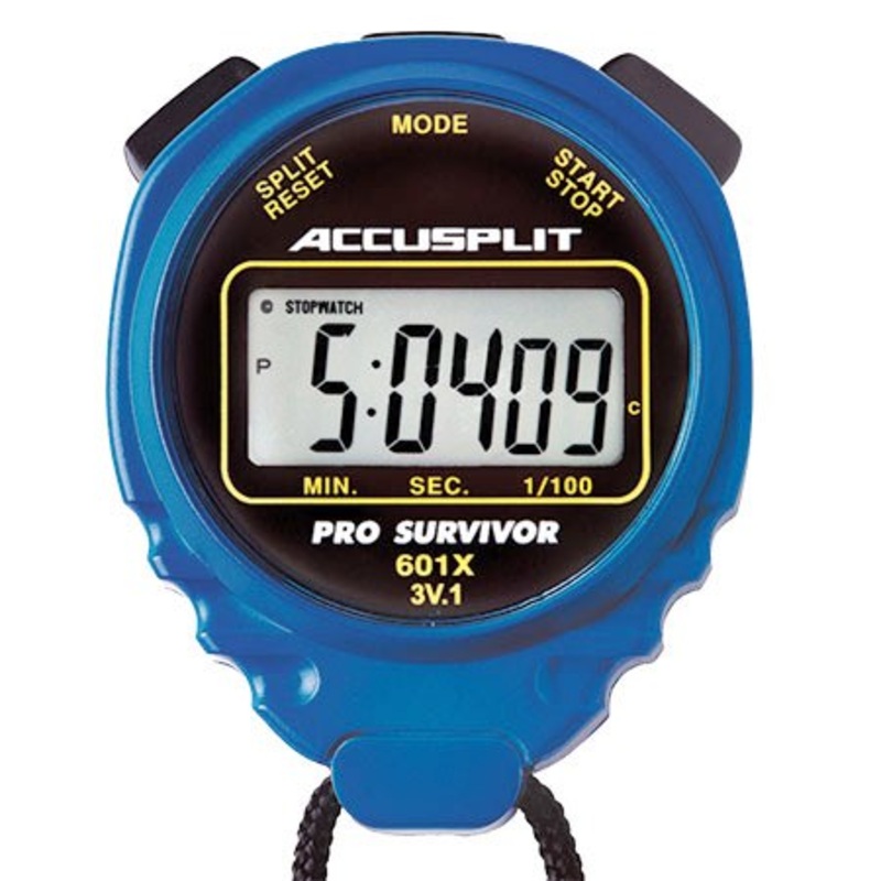 ACCUSPLIT Pro Survivor Stopwatch with Blue Case.