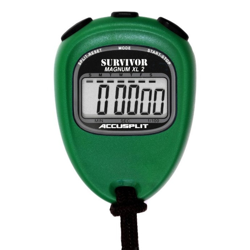 ACCUSPLIT SX Survivor Series Stopwatch with Green Case