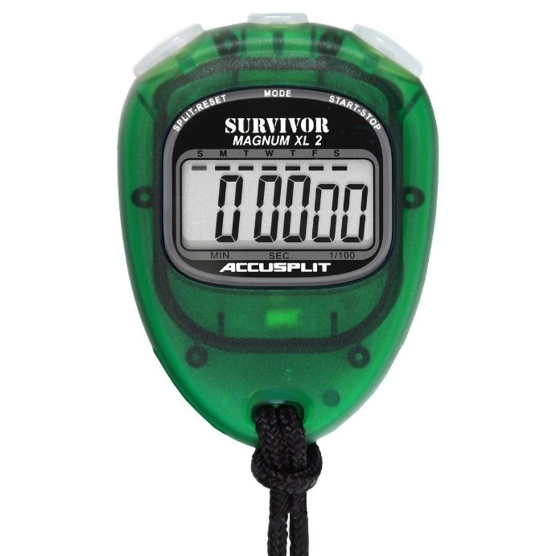 ACCUSPLIT SX Survivor Series Translucent Stopwatch - Lime