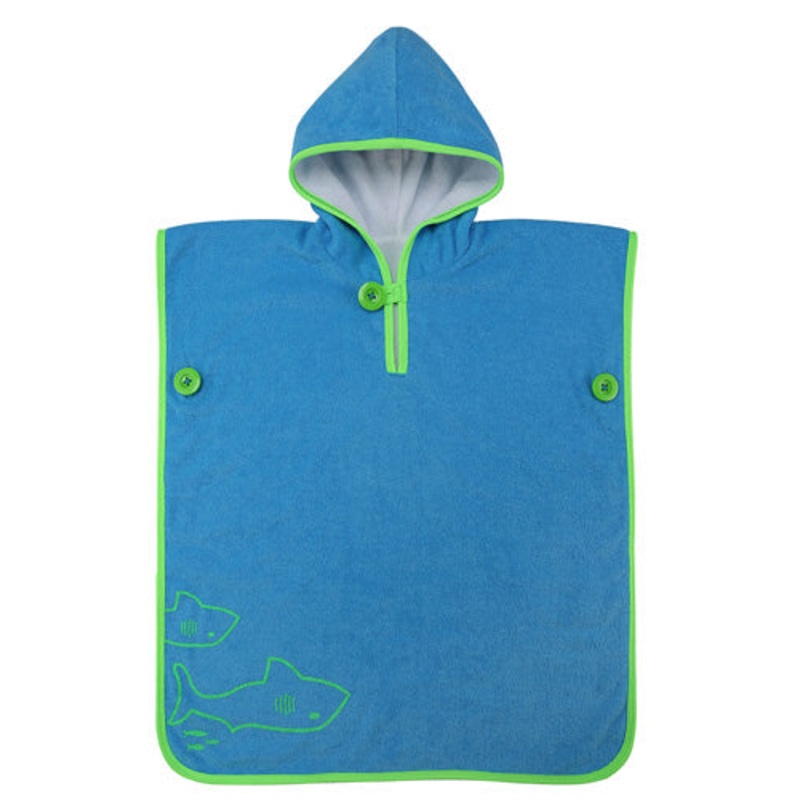 Aqua Sphere Baby Towel, Blue