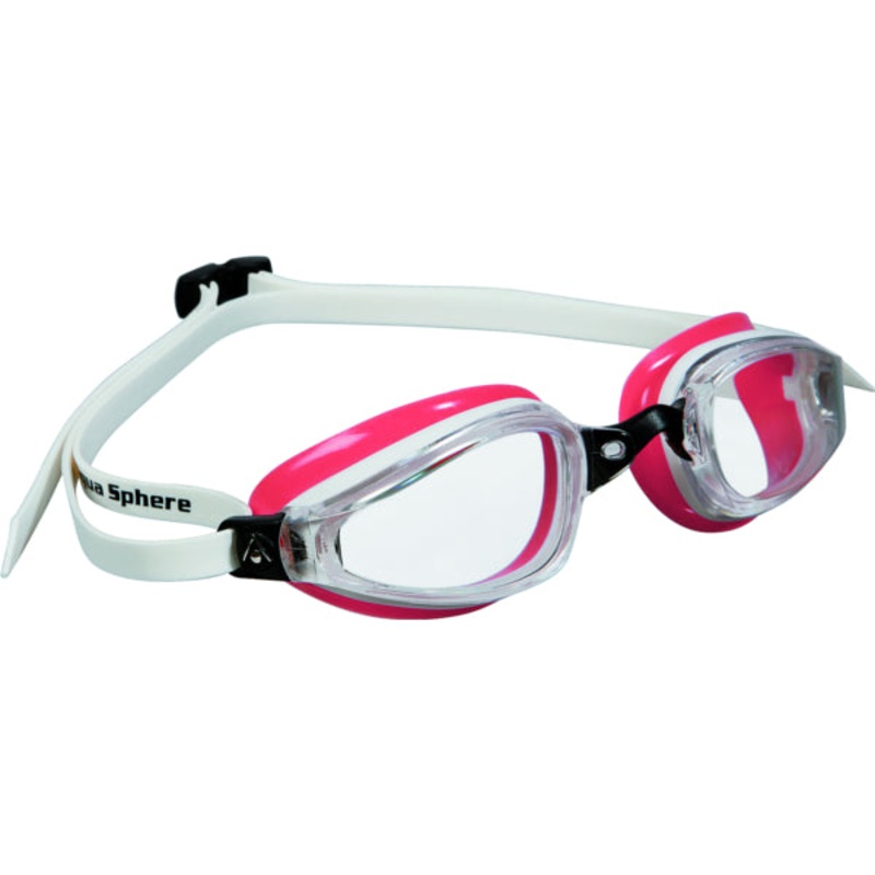 Aqua Sphere MP Michael Phelps K180 - Clear Lens - White with Coral Accents