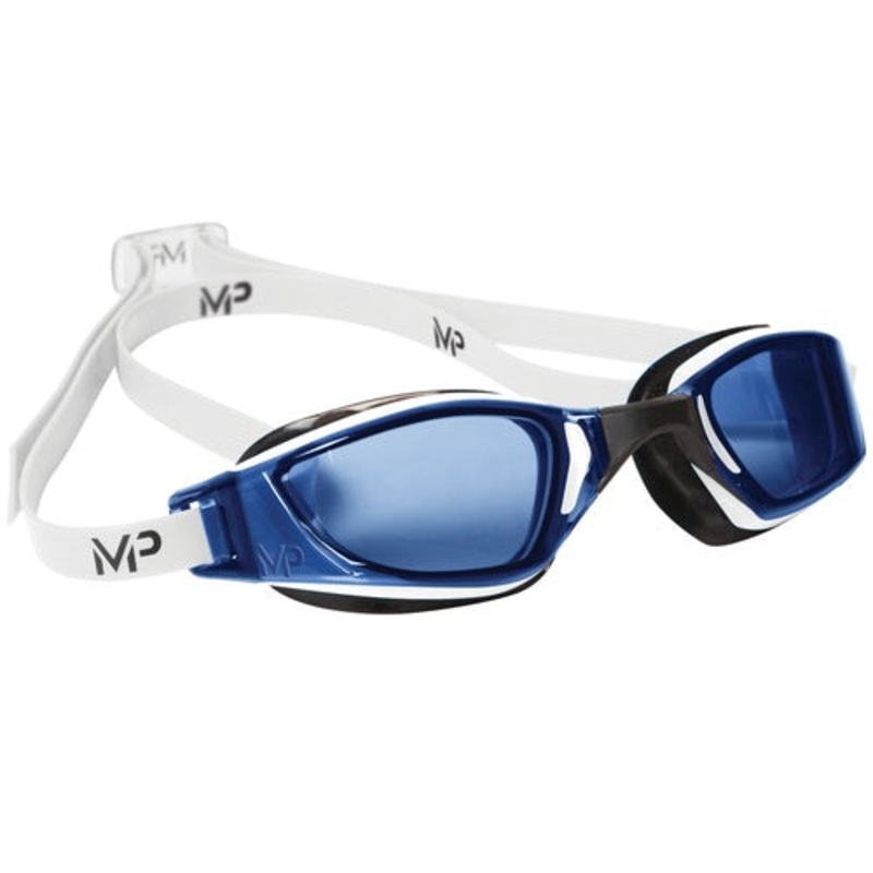 MP Michael Phelps Xceed Goggle Blue Lens - White/Black