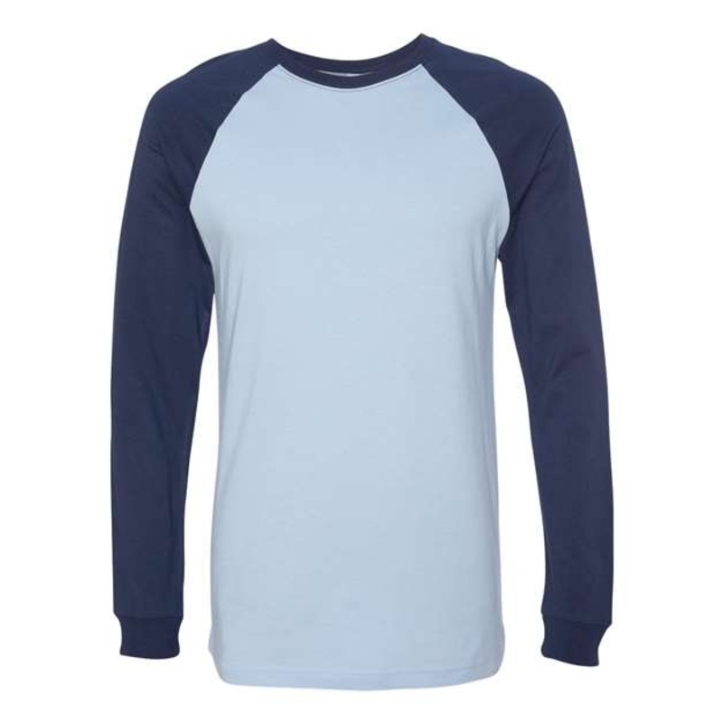 BELLA-CANVAS Long Sleeve Jersey Baseball Tee - Youth
