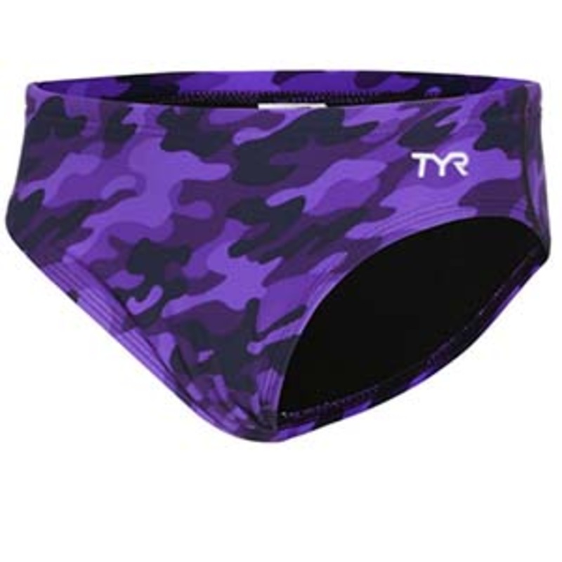 TYR Boys' Camo Racer Brief Swimsuit