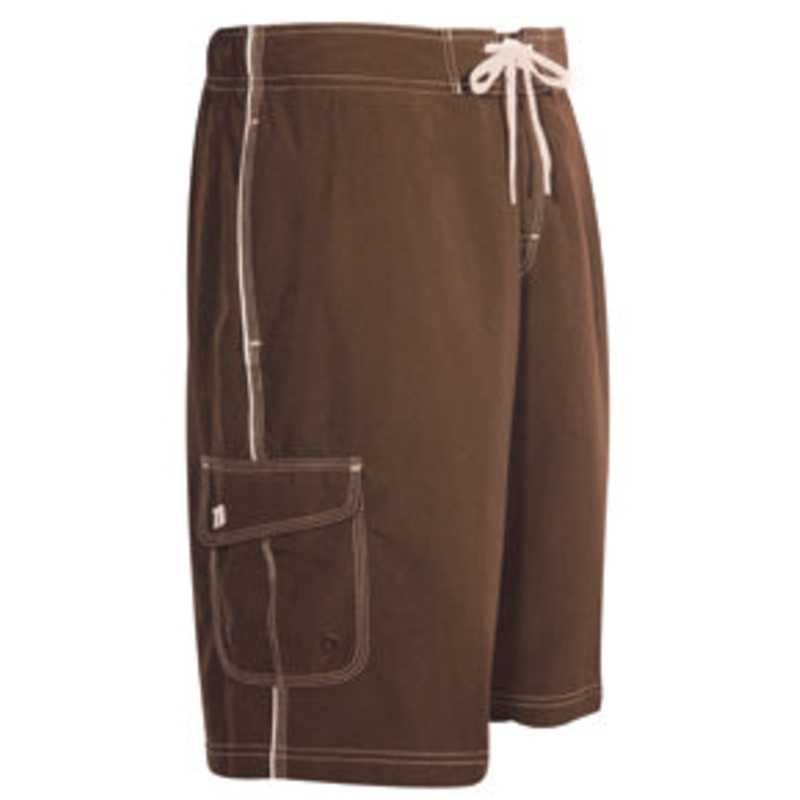 TYR Solid Flat Front Trunk with Piping