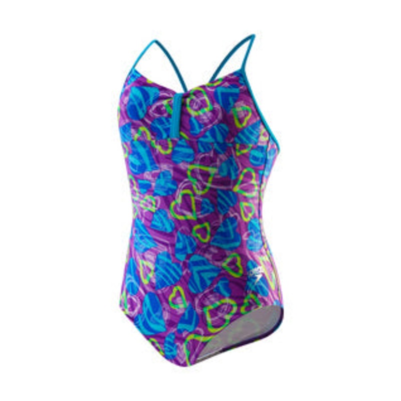 SPEEDO Girls Dynamic Love Cinch Front (7-16)