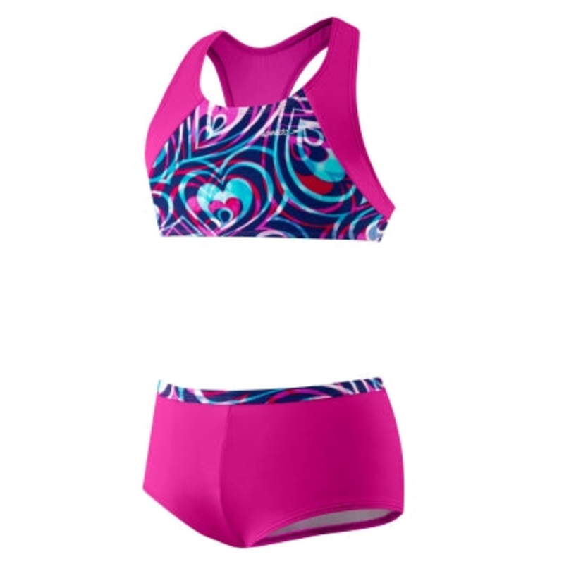 SPEEDO Girls Summer Love Boyshort 2-PC. (7-16)