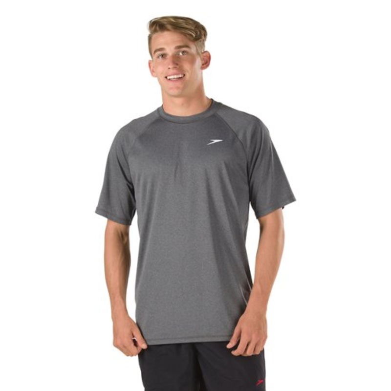 SPEEDO Heather Easy Short Sleeve Swim Tee