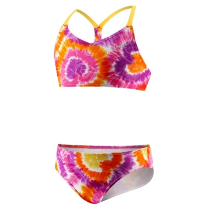 SPEEDO Tie Dye Love Scrunchy Back Camikini 2-PC.