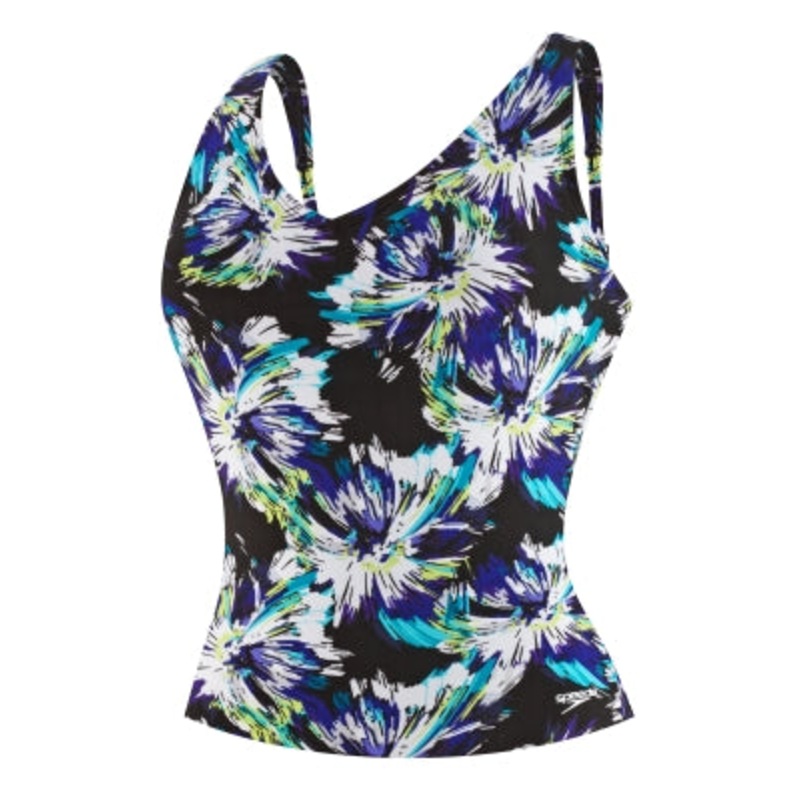 SPEEDO Watercolor Floral Comfort Strap Tankini - Speedo? Endurance+