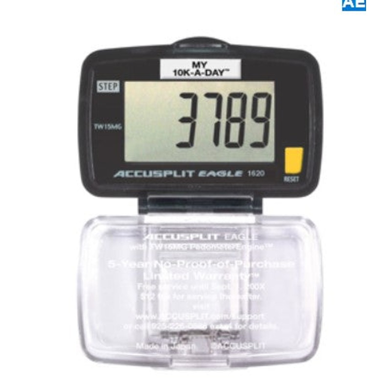 ACCUSPLIT Super Thin Multi-Function Pedometer packed in BLISTER
