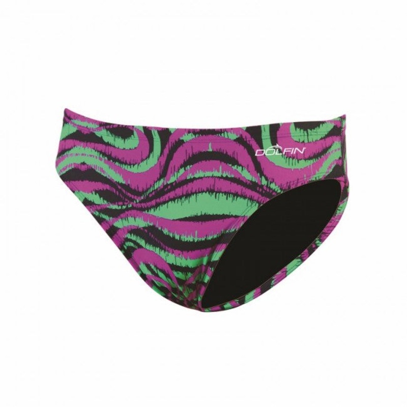 DOLFIN Winners Prints Male Racer - Purple/Mint