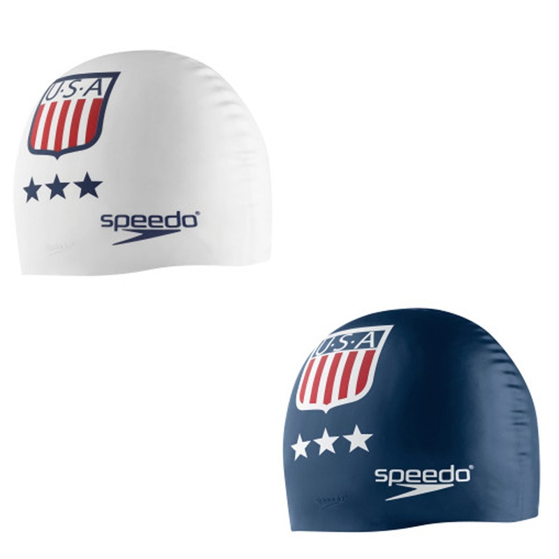 Speedo USA Emblem Swim Cap