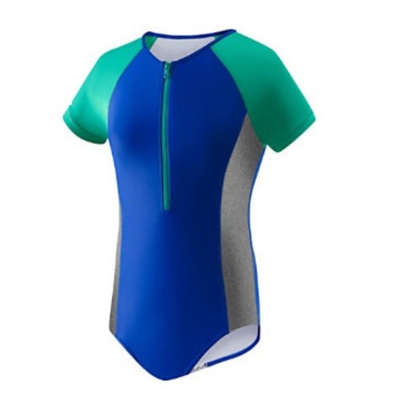 SPEEDO Begin To Swim Toddler S/S Zip 1Pc