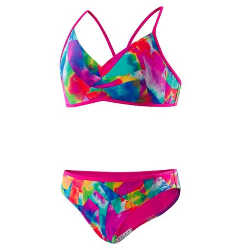 SPEEDO Tye Dye Sky Sport Splice 2-PC (7-16)
