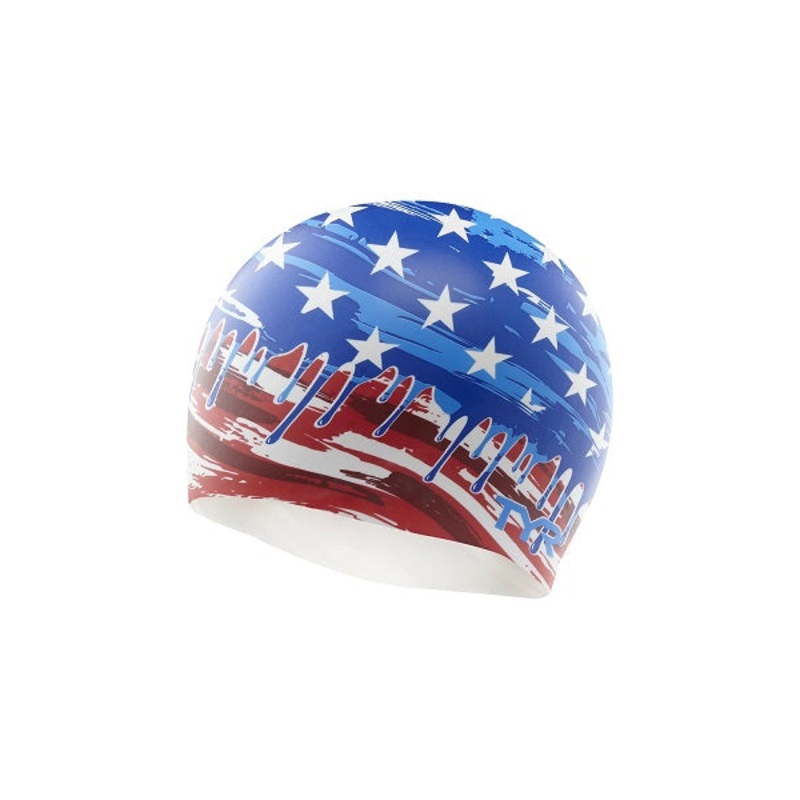 TYR Independence Silicone Adult Swim Cap
