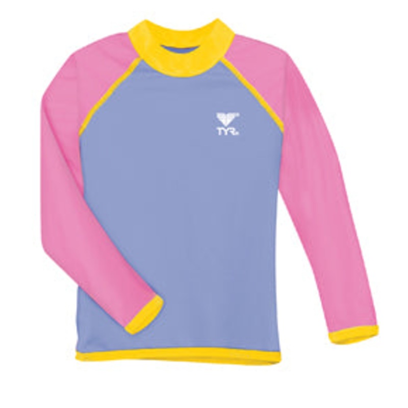 TYR Kids Girls UV Rashguard
