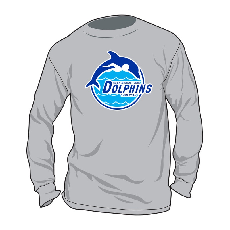Glen Burnie Park Swim Team-Team Long Sleeved T-Shirt
