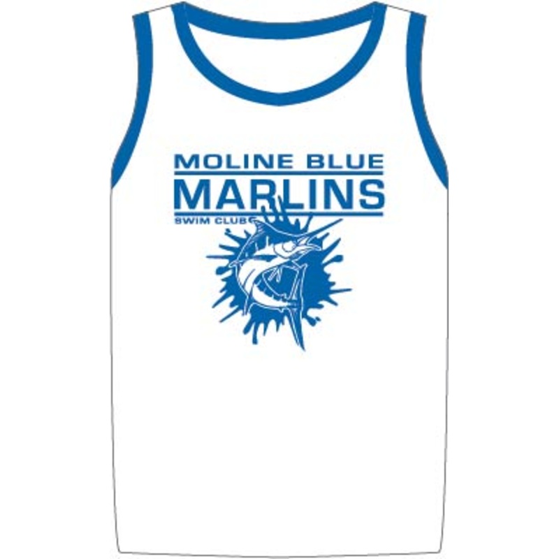 Moline Blue Marlins - Team Mesh Tank Top