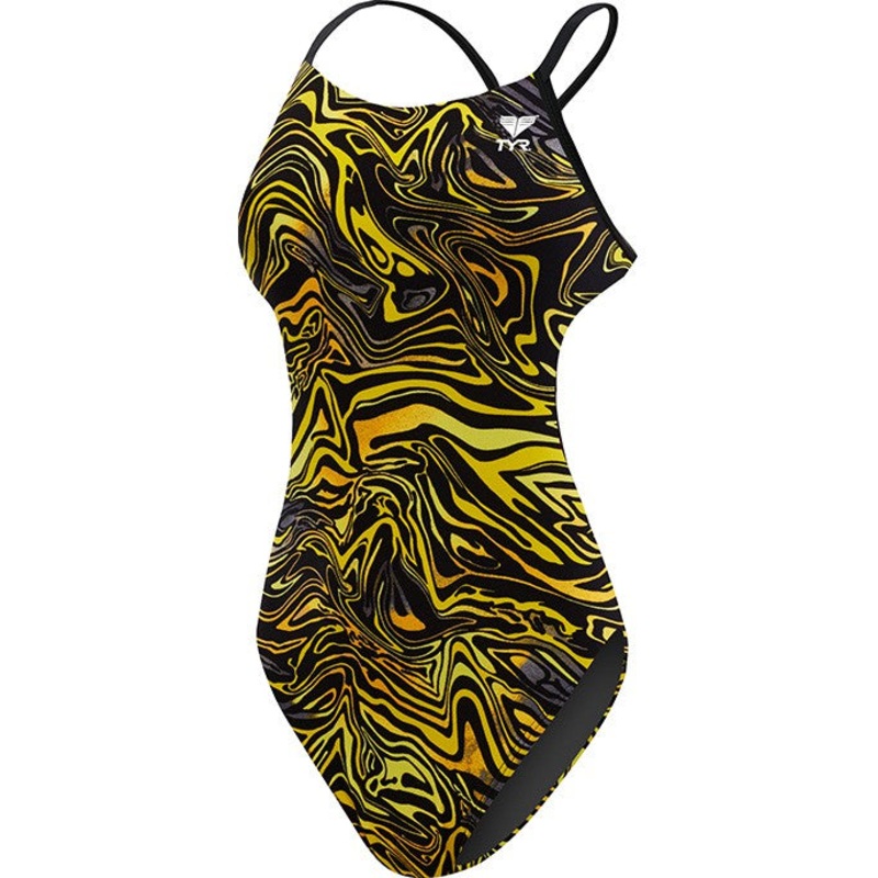 TYR Women's Heat Wave Cutoutfit Swimsuit- Adult