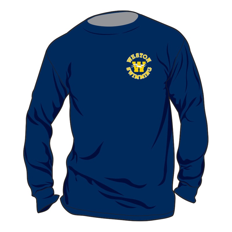Weston Swimming_Arena Team Hooded Long Sleeve T-Shirt Panel
