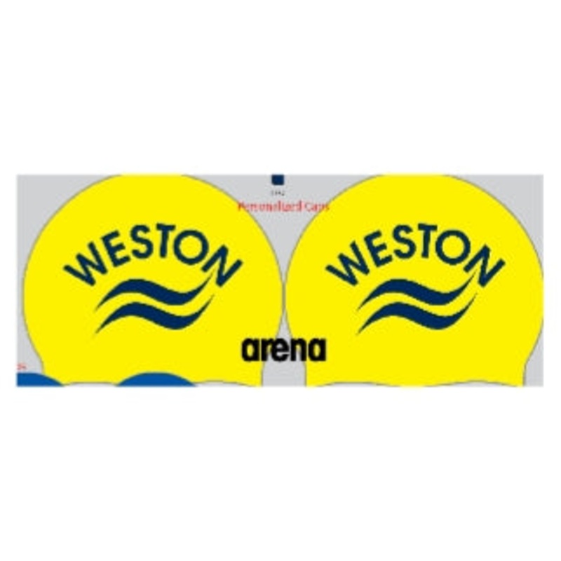 Weston Swimming_Personalized Custom Silicone Swim Cap